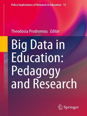 cover image of Big Data in Education